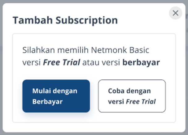 Tambah Subscription